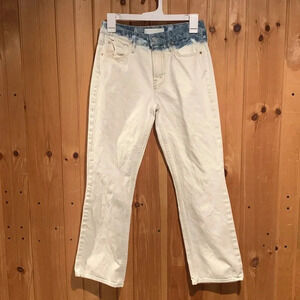 MOTHER superior Dutchie ankle ombre jeans size 25